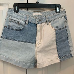 Pacsun Two toned Jean shorts